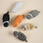 Buddha Stones Painted Resin Little Chubby Cat Cute Animal Decor