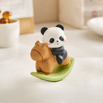 Buddha Stones Resin Cute Panda Rocking Harmony Desktop Decor