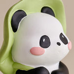 Buddha Stones Resin Lotus Panda Phone Stand Cute Animal Decor
