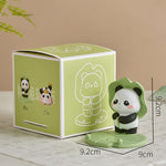 Buddha Stones Resin Lotus Panda Phone Stand Cute Animal Decor