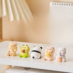 Buddha Stones Resin Kawaii Animal Rocking Chair Comfort Desk Decor