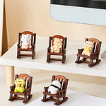 Buddha Stones Resin Kawaii Animal Rocking Chair Comfort Desk Decor