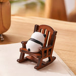 Buddha Stones Resin Kawaii Animal Rocking Chair Comfort Desk Decor