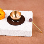 Buddha Stones Brass Mini Grounding Meditation Singing Bowls Gift Set