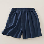 Buddha Stones Summer Casual Minimalist Drawstring Solid Women's Shorts With Pocket
