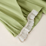 Buddha Stones Summer Casual Vintage Solid Cropped Pants Women's Wide Leg Pants With Pocket