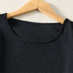Buddha Stones Summer Casual Minimalist Solid Women's Short Sleeve Dresses With Pocket