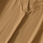 Buddha Stones Summer Minimalist Simple Solid Women's Short Sleeve Dresses With Pocket