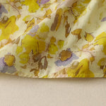Buddha Stones Spring Summer Vintage Drawstring Floral Women's Short Sleeve Dresses With Pocket