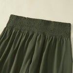 Buddha Stones Spring Summer Casual Minimalist Solid Long Pants Women's Wide Leg Pants With Pocket