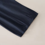 Buddha Stones Summer Casual Drawstring Solid Cropped Pants Women's Straight Leg Pants With Pocket
