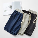 Buddha Stones Summer Casual Athletic Drawstring Solid Men's Shorts With Pocket