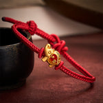 Buddha Stones Handmade Red String Elephant Love Heart Protection Braided Adjustable Bracelet