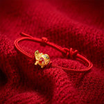 Buddha Stones Handmade Red String Elephant Love Heart Protection Braided Adjustable Bracelet