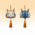 Buddha Stones Chinese Zodiac Embroidered Dragon Tiger Tassel Luck Cute Animal Decor