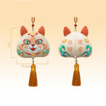 Buddha Stones Chinese Zodiac Embroidered Dragon Tiger Tassel Luck Cute Animal Decor