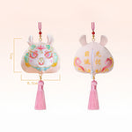 Buddha Stones Chinese Zodiac Embroidered Dragon Tiger Tassel Luck Cute Animal Decor