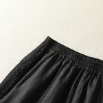 Buddha Stones Summer Casual Boho Solid Decorative Side Lace Women's Shorts With Pockets