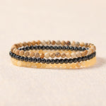 Buddha Stones 3pcs "Clear the Mental Path" Picture Jasper Wisdom Bracelet Includes Gift Message Card