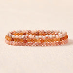 Buddha Stones 3pcs "Build Quiet Confidence" Yellow Aventurine Optimism Bracelet Includes Gift Message Card