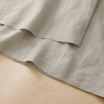 Buddha Stones Summer Casual Elegant Button-Up Solid  Ankle Pants Women's Wide Leg Pants With Pocket