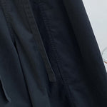 Buddha Stones Spring Casual Minimalist Drawstring Solid Long Pants Women's Harem Pants With Pockets