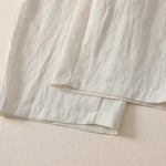 Buddha Stones Summer Casual Drawstring Solid Cropped Pants Women's Wide Leg Pants With Pocket