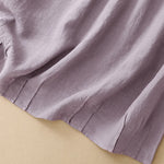 Buddha Stones Summer Casual Minimalist Drawstring Elastic Waist Solid Women's Skirts With Pockets