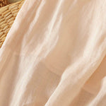 Buddha Stones Summer Casual Boho Drawstring Solid Capri Pants Women's Wide Leg Pants With Pockets