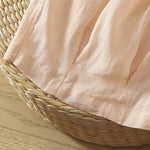 Buddha Stones Summer Casual Boho Drawstring Solid Capri Pants Women's Wide Leg Pants With Pockets