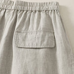 Buddha Stones Summer Casual Minimalist Drawstring Solid Cropped Pants Women's Wide Leg Pants With Pockets