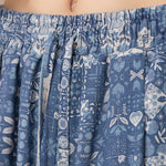 Buddha Stones Summer Boho Casual Drawstring Floral Capri Pants Men's Wide Leg Pants With Pocket