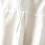 Buddha Stones Summer Elegant Vintage Button-up Solid Front Pleated Ruffle Women's Short Sleeve Shirts