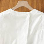 Buddha Stones Summer Casual Minimalist Solid Tank Top Irregular Back Design Women's Sleeveless Shirts