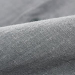 Buddha Stones Summer Vintage Mandarin Collar Button Up Solid Men's Short Sleeve Shirts With Pockets
