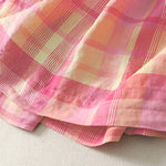 Buddha Stones Summer Casual Vintage Plaid Women's Summer Sleeveless Dresse With Pocket