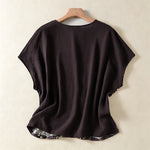 Buddha Stones Summer Casual Vintage Tang Style Pankou Floral Sunflowers Women's Short Sleeve Shirts