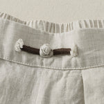 Buddha Stones Summer Casual Minimalist Solid Cropped Pants Pleated Women's Harem Pants With Pockets