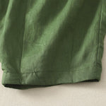 Buddha Stones Summer Casual Minimalist Solid Cropped Pants Pleated Women's Harem Pants With Pockets