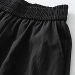 Buddha Stones Summer Casual Minimalist Solid Ruffled Hem Ankle Pants Women's Harem Pants With Pockets