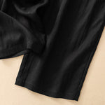 Buddha Stones Summer Casual Minimalist Drawstring Solid Long Pants Women's Tapered Pants With Pockets