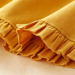 Buddha Stones Summer Casual Minimalist Drawstring Ruffled Lace-up Solid Women's Skirts With Pocket