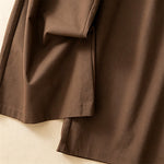Buddha Stones Summer Casual Minimalist Solid Ankle Pants One Frog Button Women's Straight Leg Pants With Pockets