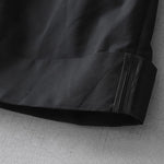 Buddha Stones Summer Minimalist Elegant Solid Zipper Design Women's Shorts With Pockets