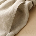 Buddha Stones Summer Casual Minimalist Solid Ruffled Elastic Waist Cropped Pants Women's Straight Leg Pants With Pocket