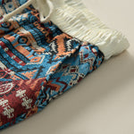Buddha Stones Summer Casual Boho Drawstring Geometric Men's Shorts With Pockets