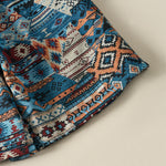 Buddha Stones Summer Casual Boho Drawstring Geometric Men's Shorts With Pockets