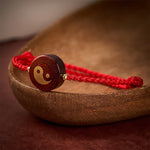 FREE Today: Protection and Harmony Purple Sandalwood Yin Yang Red String Bracelet