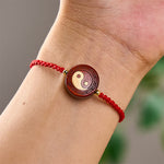 FREE Today: Protection and Harmony Purple Sandalwood Yin Yang Red String Bracelet