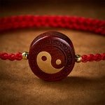 FREE Today: Protection and Harmony Purple Sandalwood Yin Yang Red String Bracelet